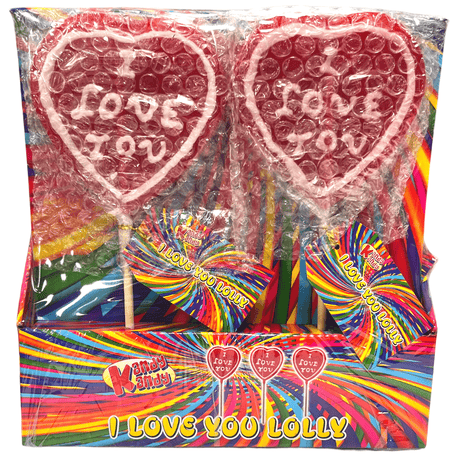 I Love You Heart Lolly (100g)