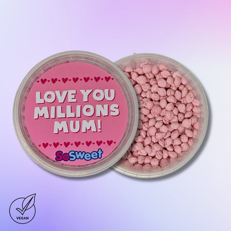 I Love You Millions Mum' Sweets Mini Tub (170g)