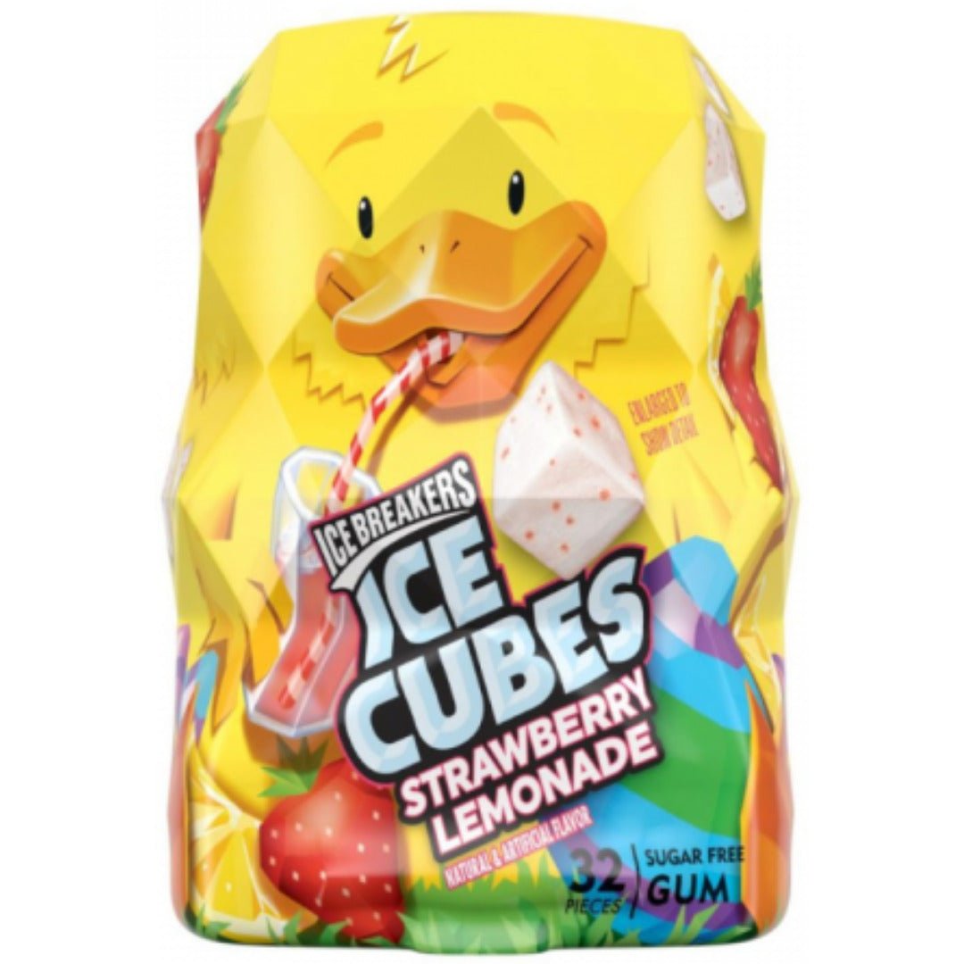 Ice Breakers Cubes Strawberry Lemonade Gum Duck (74g) SoSweet
