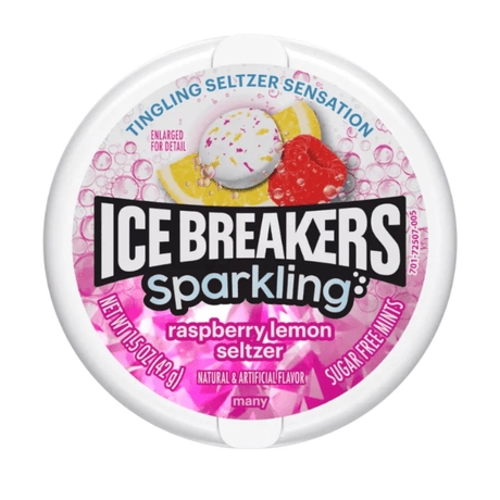 Ice Breakers Sparkling Raspberry Lemon Seltzer (42g)