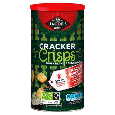 Jacob's Cracker Crisp Sour Cream &amp; Chive Caddy (230g)
