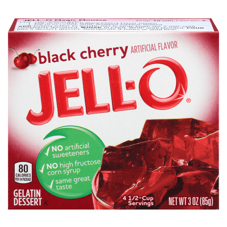Jell-O Black Cherry (85g)