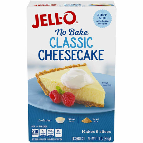Jell-O No Bake Classic Cheesecake Dessert Mix (314g)