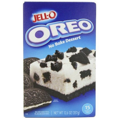 Jell-O No Bake Dessert Oreo Cookies and Cream (357g)