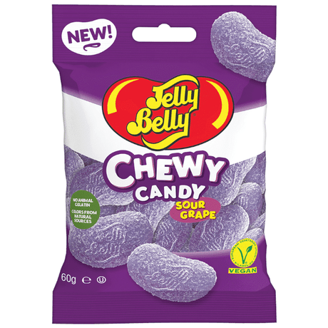 Jelly Belly Chewy Candy Grape Sours (60g)