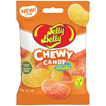 Jelly Belly Chewy Candy Lemon and Orange Sours (60g)