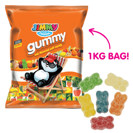 Jimmy Fizzy Gummy Bears (1kg)