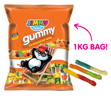 Jimmy Gummy Worms (1kg)