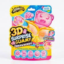 Johny Bee 3D Gummy Surprise Peg Bag 57g