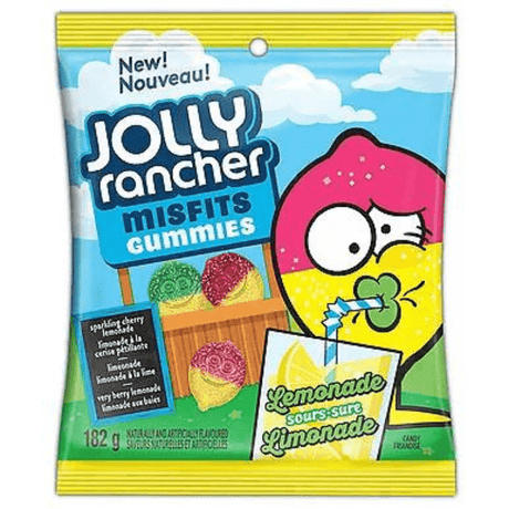 Jolly Rancher Misfits Gummies Lemonade Sours (182g)