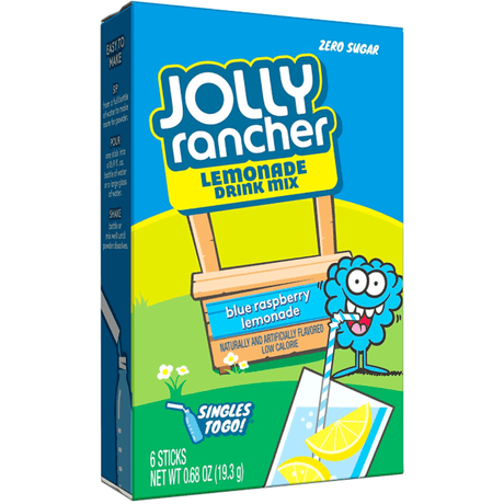 Jolly Rancher Singles To Go Blue Raspberry Lemonade (6 Pack)