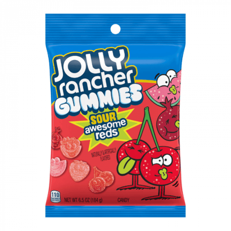 Jolly Rancher Sour Awesome Red Gummies Peg Bag (184g)