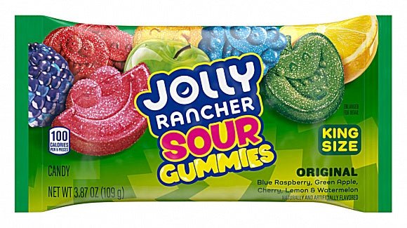 Jolly Rancher Sour Gummies King Size Share Pouch 110g USA