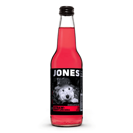 Jones Soda Strawberry Lime Soda (355ml)