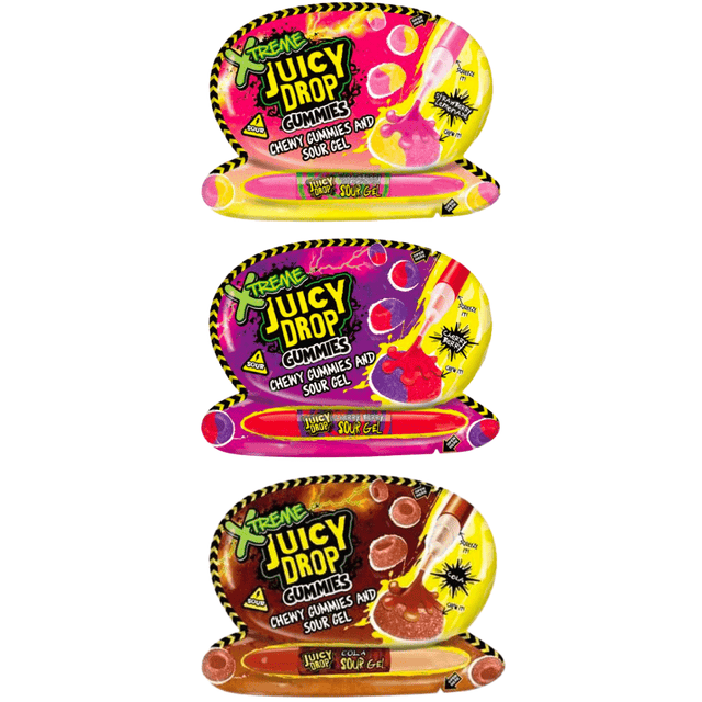 Juicy Drop Xtreme Gummies & Sour Gel (57g)