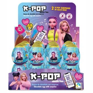 K POP Chocolate Surprise Egg 20g (Single Egg)