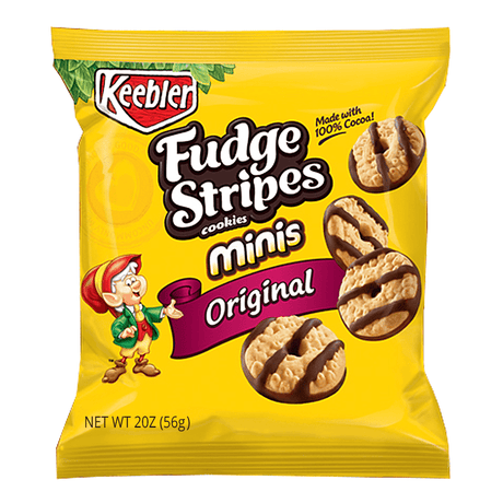 Keebler Mini Fudge Stripes Cookies Bag (56g)