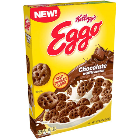 Kellogg's Eggo Chocolate Waffle Cereal 249g