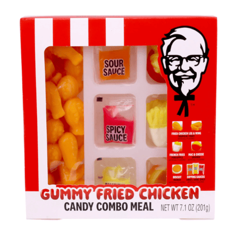 KFC Gummy Fried Chicken Candy Combo Meal 201g USA