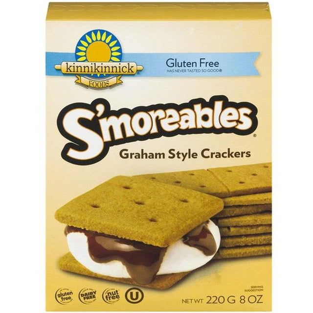 Kinnikinnick S'moreables Graham Crackers (220g)