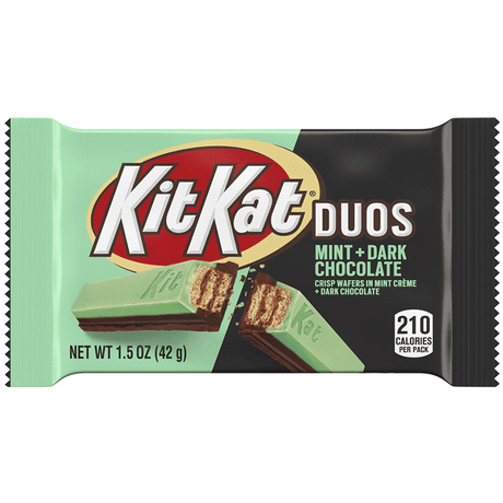 KitKat Duos Mint and Dark Chocolate Bar (42g)