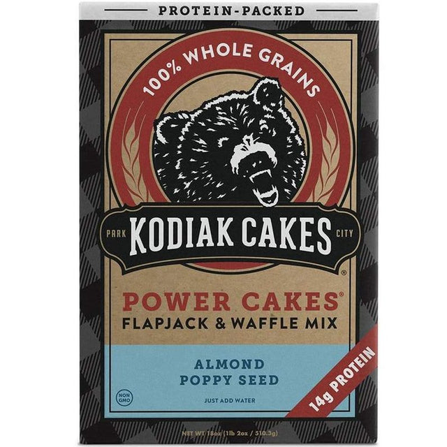 Kodiak Cakes Almond Poppy seed Power Cakes Mix (510g)