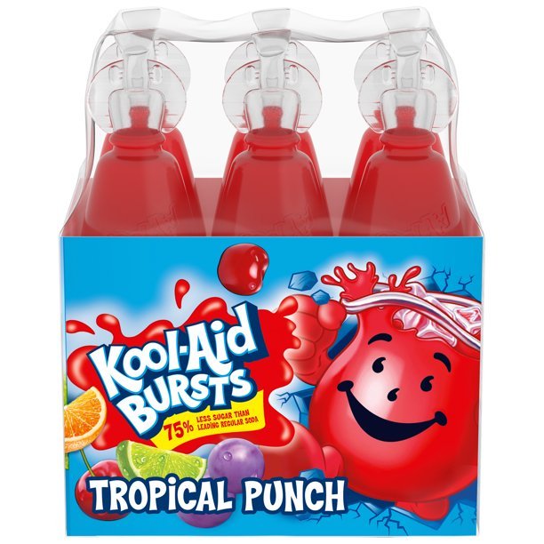 Kool-Aid Bursts Tropical Punch 6 Pack (200ml)