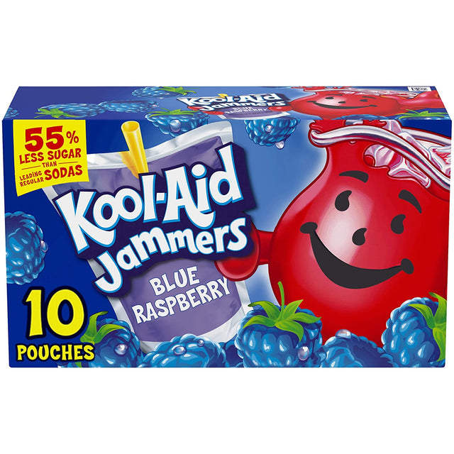Kool-Aid Jammers Blue Raspberry (Pack of 10)