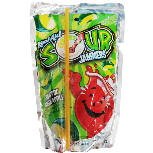 Kool-Aid Jammers Sour Snappin' Green Apple (177ml)