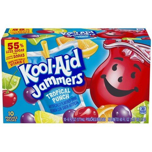 Kool-Aid Jammers Tropical Punch (Pack of 10)
