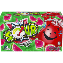 Kool-Aid Sour Jammers Watermelon Slam (Pack of 10) (BB Expired 03-08-21)