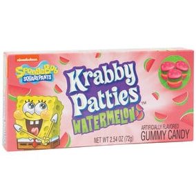 Krabby Patties Watermelon Theatre Box (72g)