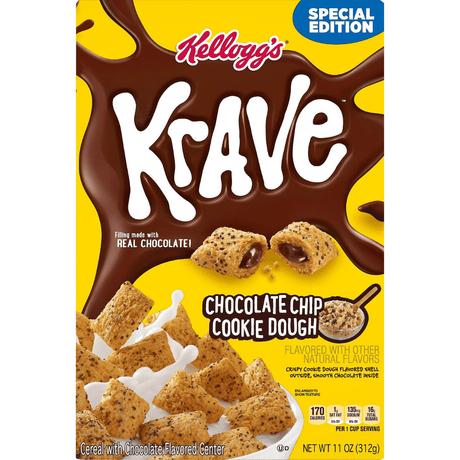 Krave Chocolate Chip Cookie Dough Cereal (311g)
