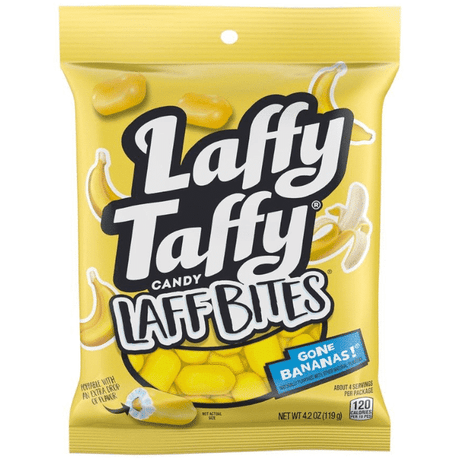 Laffy Taffy Laff Bites Banana Peg bag (119g)