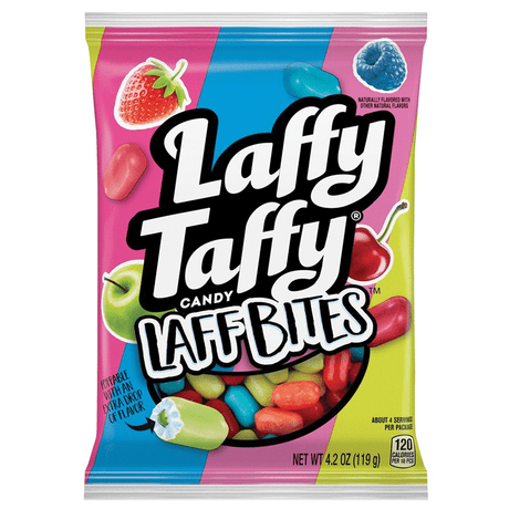 Laffy Taffy Laff Bites Peg Bag (119g)