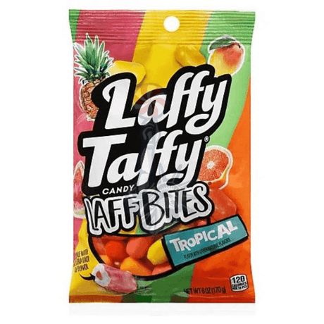 Laffy Taffy Laff Bites Tropical Peg Bag (170g)