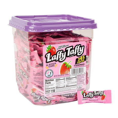 Laffy Taffy Strawberry Mini's Tub (145ct)