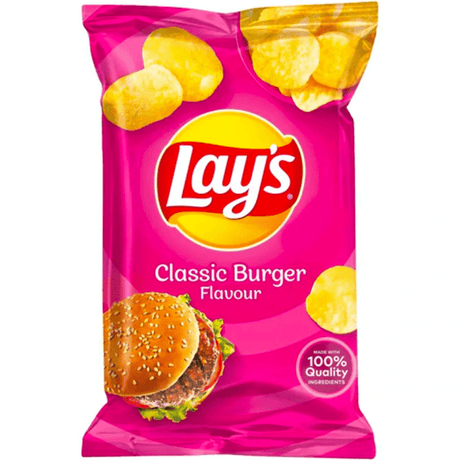 Lay's Classic Burger Crisps (175g)