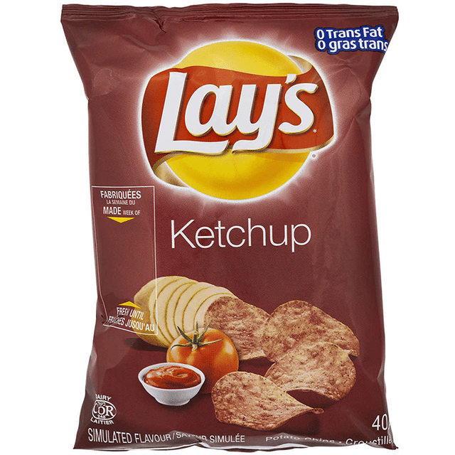 Lay's Ketchup Crisps (40g) (Canadian)