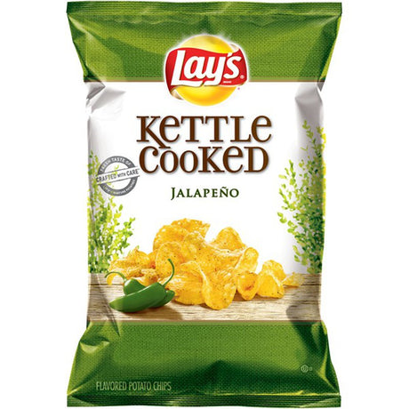 Lay’s Kettle Cooked Jalapeno Chips (184g)