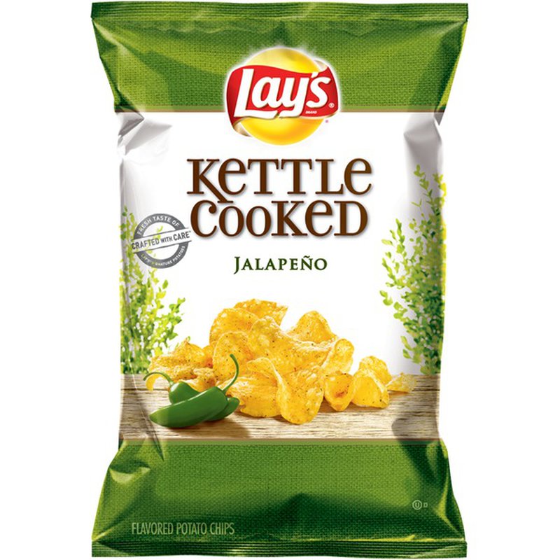 Lay’s Kettle Cooked Jalapeno Chips (60g)