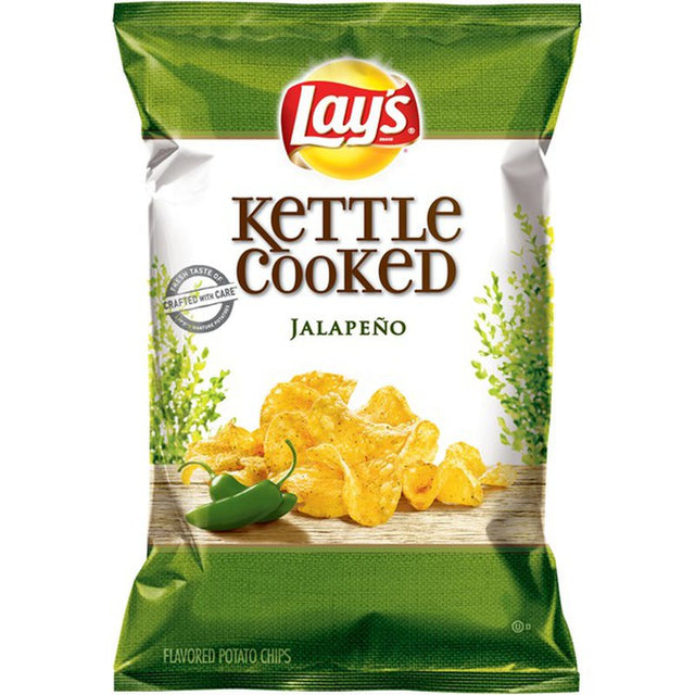 Lay’s Kettle Cooked Jalapeno Chips (60g)