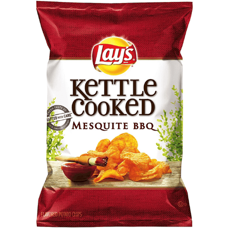 Lay's Kettle Cooked Mesquite BBQ Chips (184g)