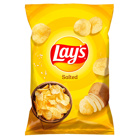 Lays Salted Crisps Bag 130g