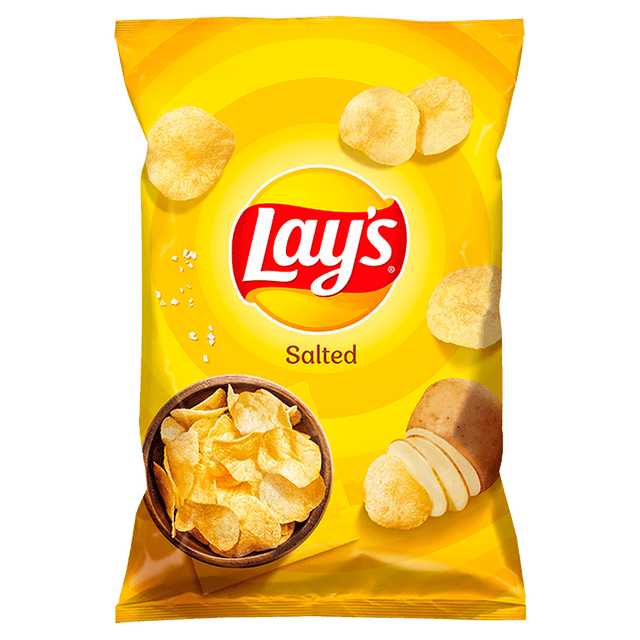 Lays Salted Crisps Bag 130g