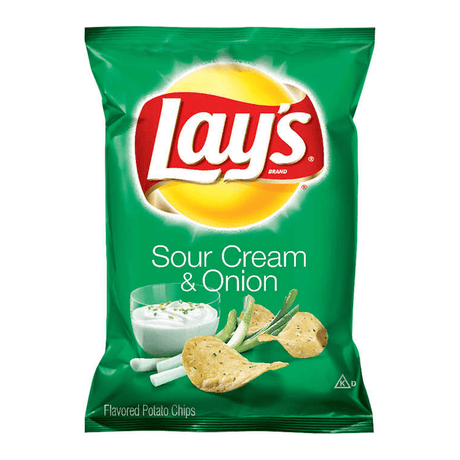 Lay's Sour Cream & Onion Potato Chips US (184g)