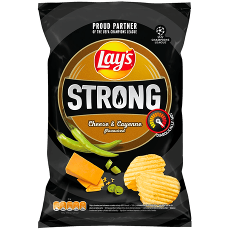 Lay's Strong Cheese & Cayenne (130g) (Best Before Expiring 26/02/23)