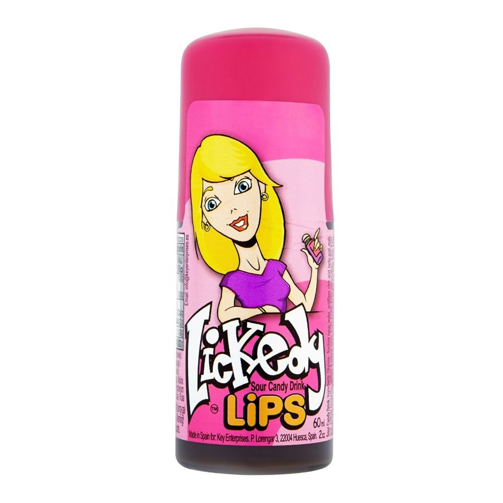 Lickedy Lips Sour Candy Bottle
