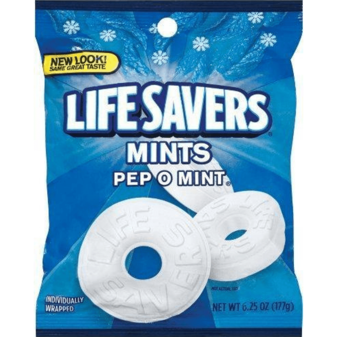 LifeSavers Pep-O-Mint Bag (177g) (BB Expiring 28-02-22)