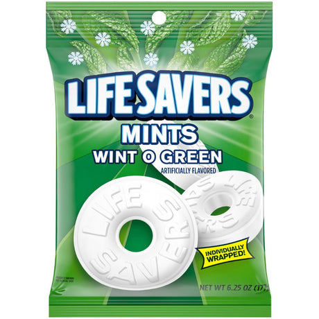 Lifesavers Wint-O-Green Peg Bag (177g)